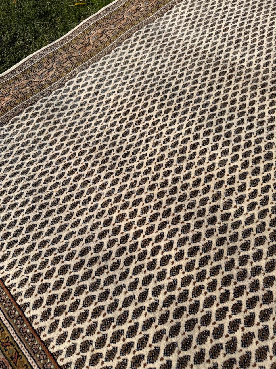 Persian Rug Indo Mir 260x165 cm, beige, wool, India - 167103