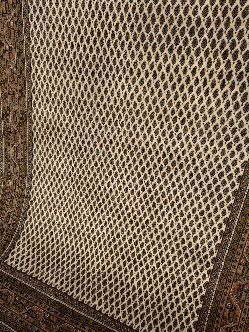 Persian Rug Indo Mir 260x165 cm, beige, wool, India - 167093