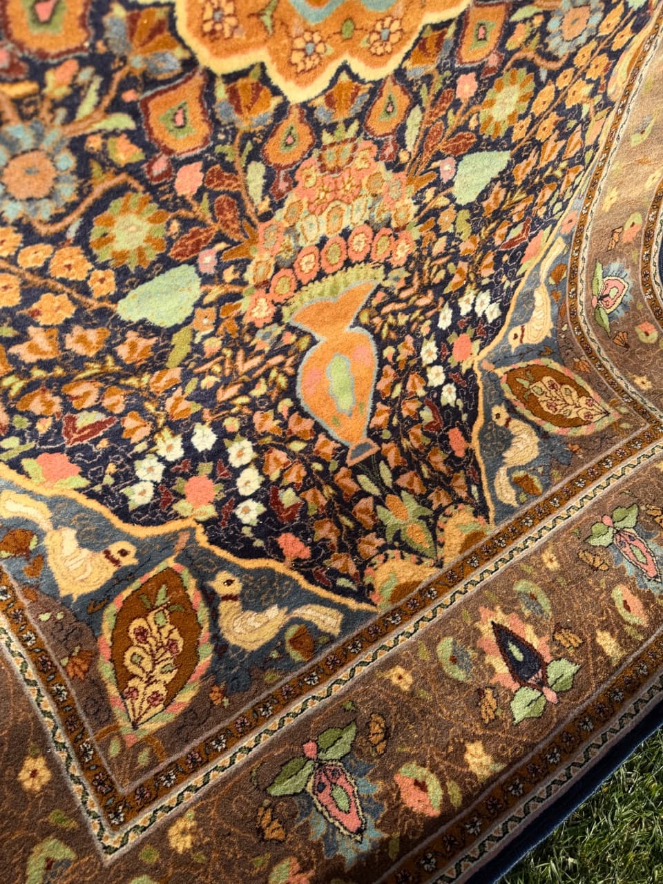 Rug Ghoum, multicolor wool, Iran, 1980s. - 167111