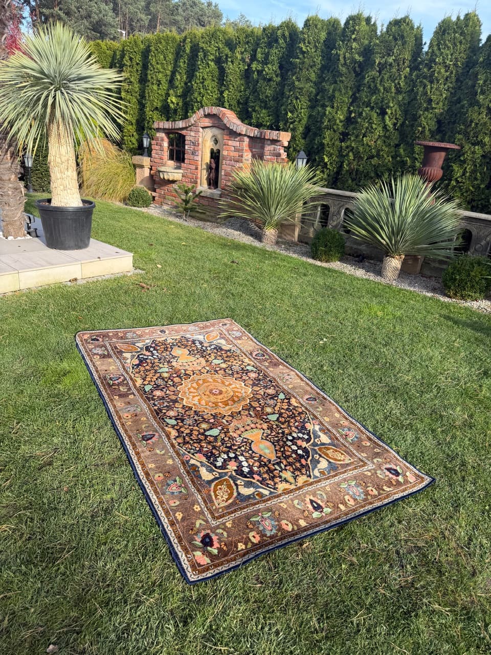 Rug Ghoum, multicolor wool, Iran, 1980s. - 167112