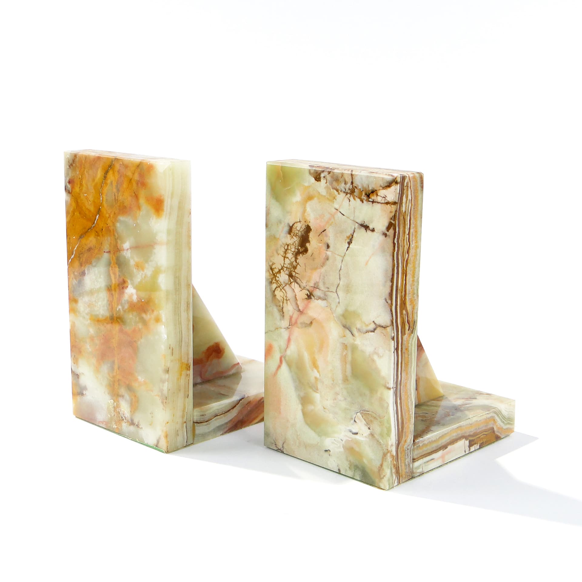 Podpórki do książek z onyksu, Art Deco 1920. - 167150