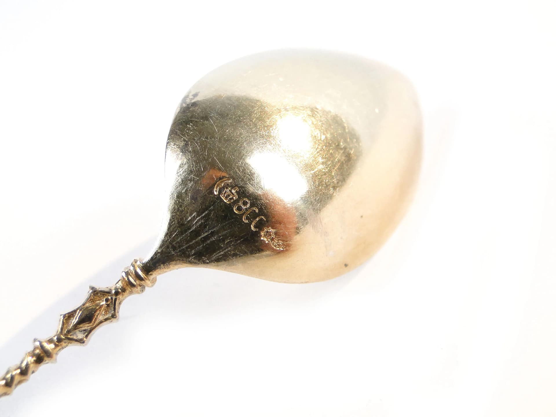 Silver Tea Spoon Set with Hoof Handles, Koch & Bergfeld Bremen, Germany, 1880s - 10843