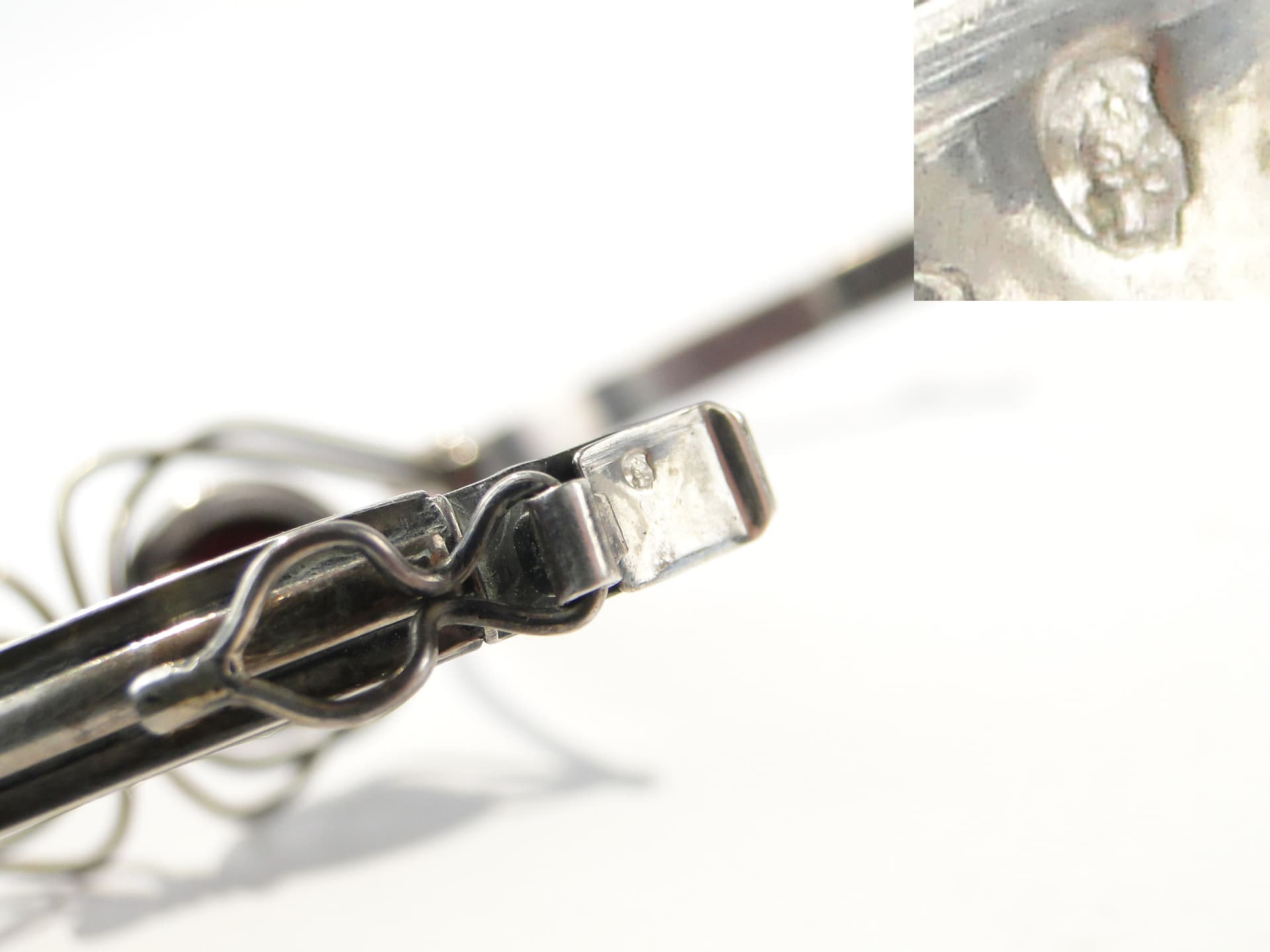 Srebrna bransoletka z pająkiem - 167164