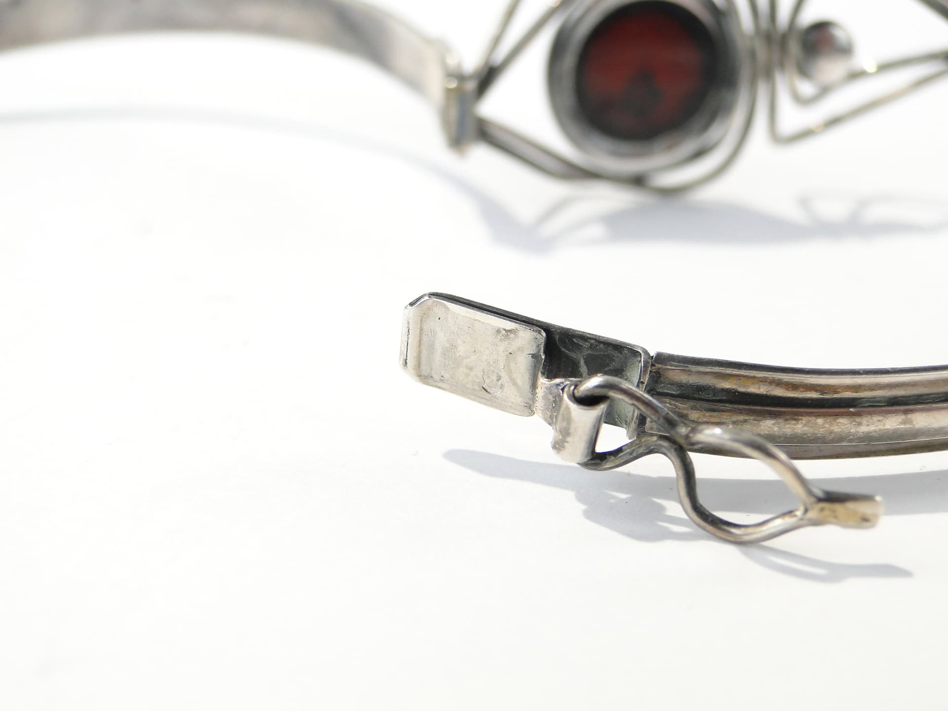 Srebrna bransoletka z pająkiem - 167163