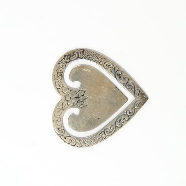 Zakładka do książki w kształcie serca - WYMIARY