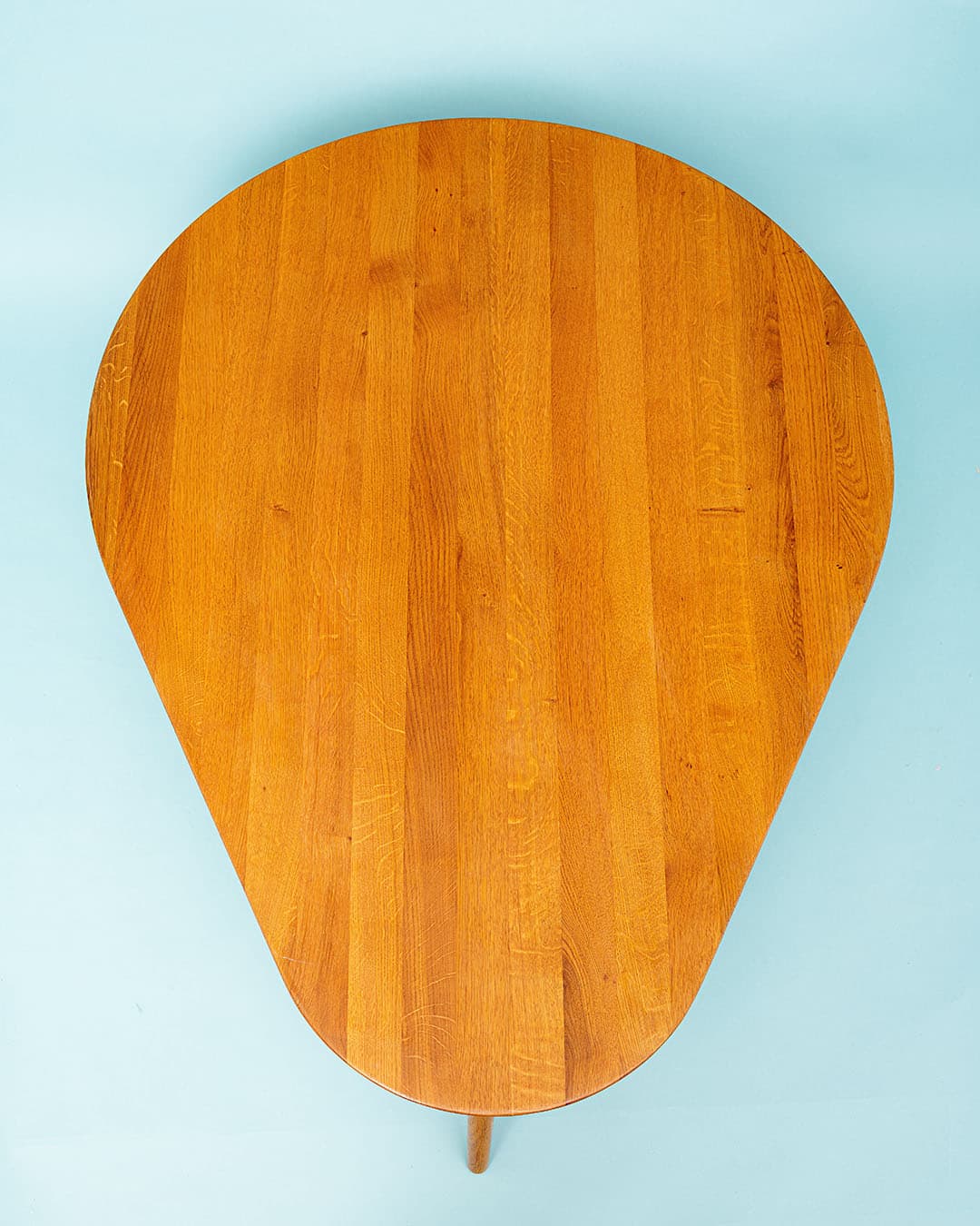 Stolik kawowy, brązowy, drewno, lata 60. - 167247