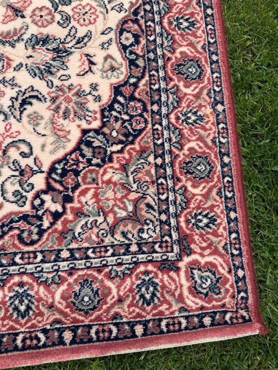 Rug Keshan, ivory, wool, Iran - 167262