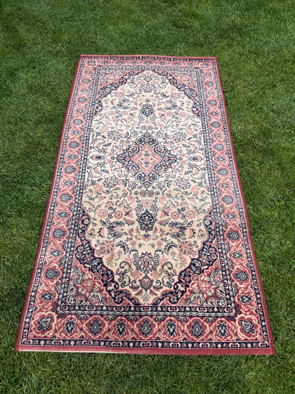 Rug Keshan, ivory, wool, Iran - 167254