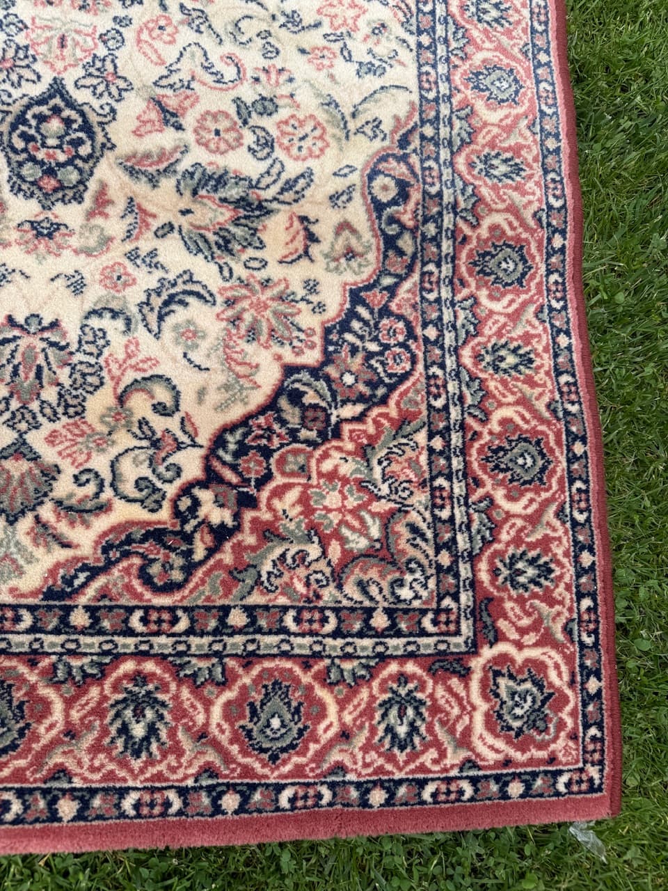 Rug Keshan, ivory, wool, Iran - 167260