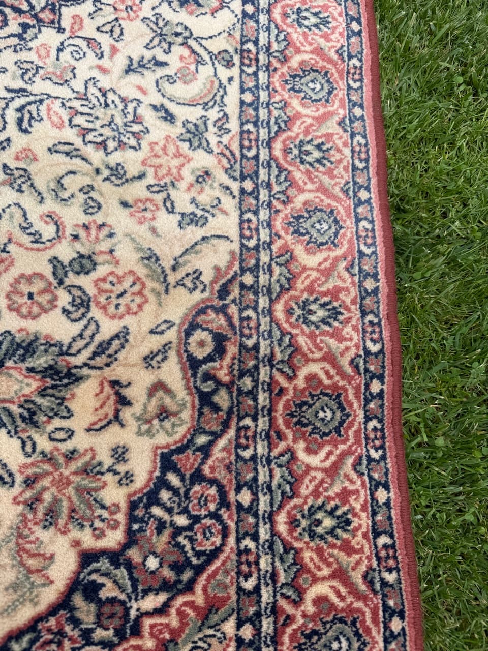 Rug Keshan, ivory, wool, Iran - 167265