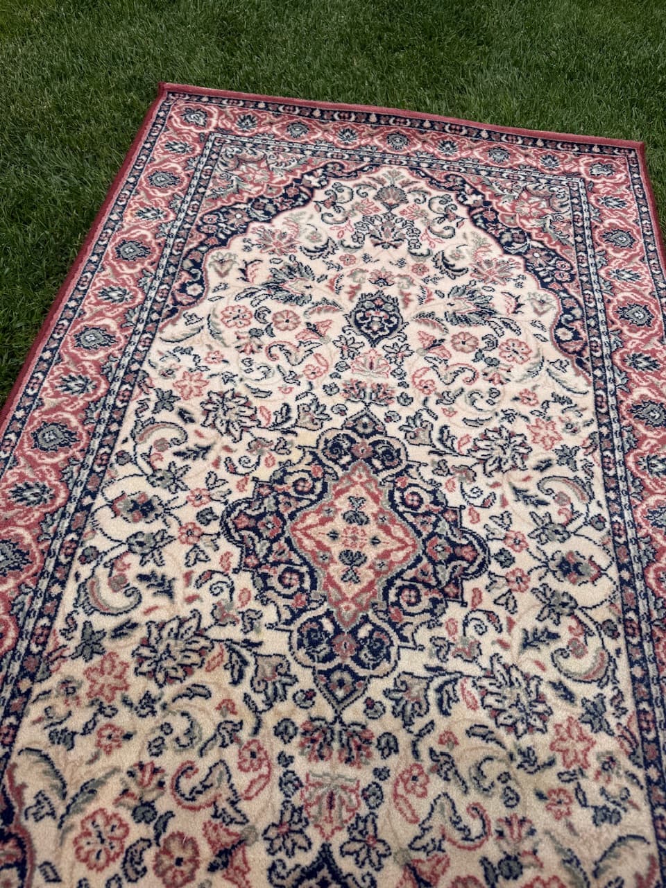 Rug Keshan, ivory, wool, Iran - 167264