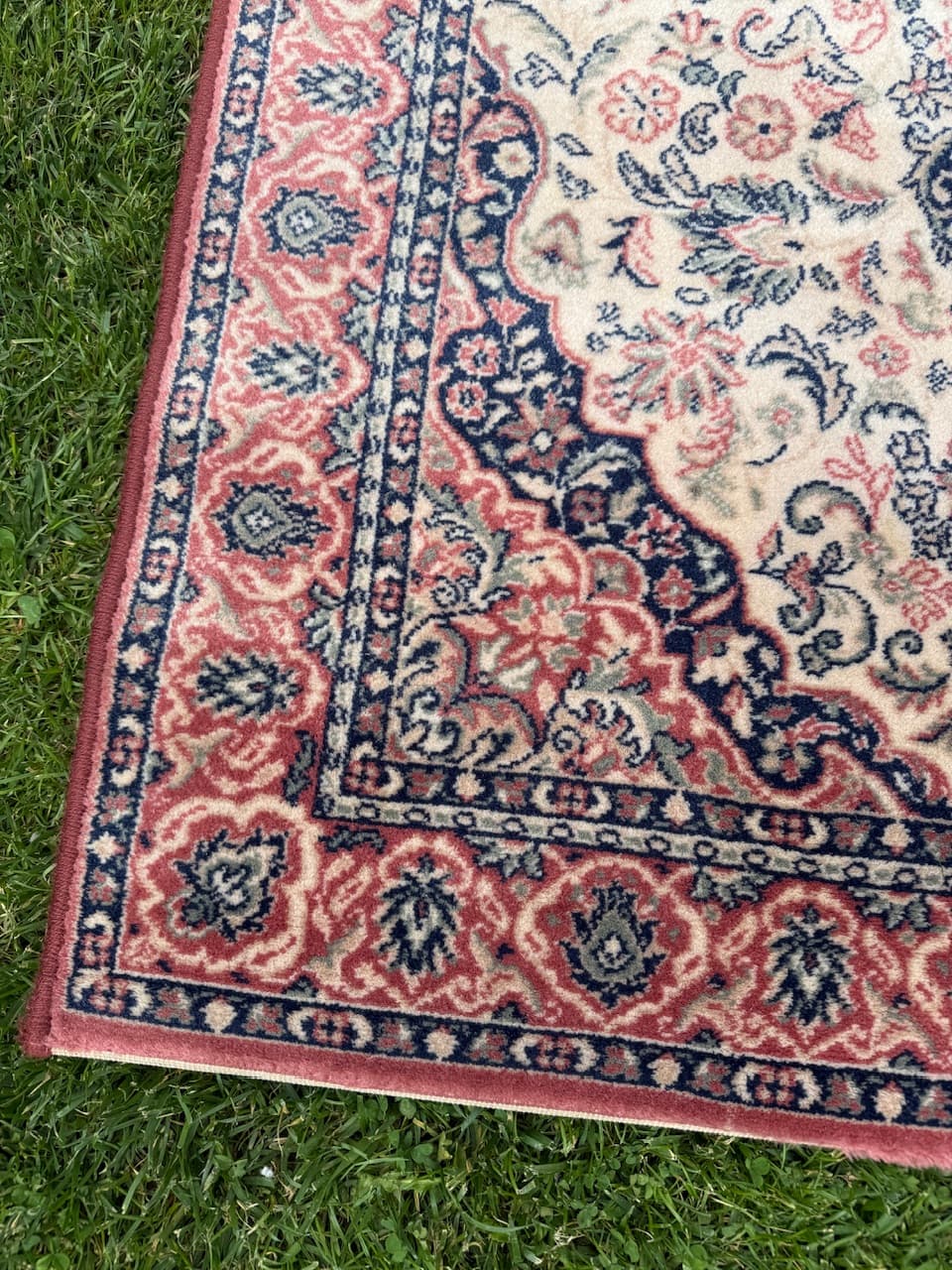 Rug Keshan, ivory, wool, Iran - 167257