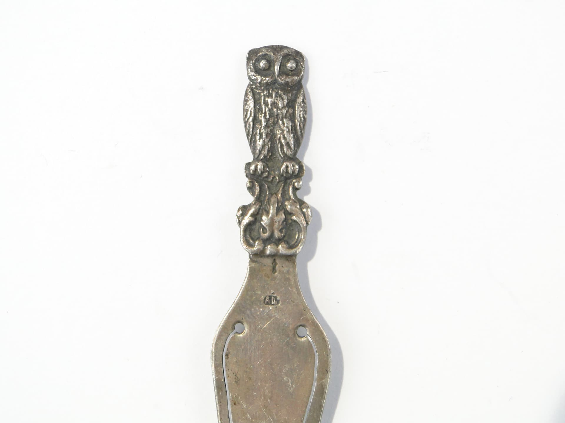 Srebrna zakładka do książki z sową - 167292