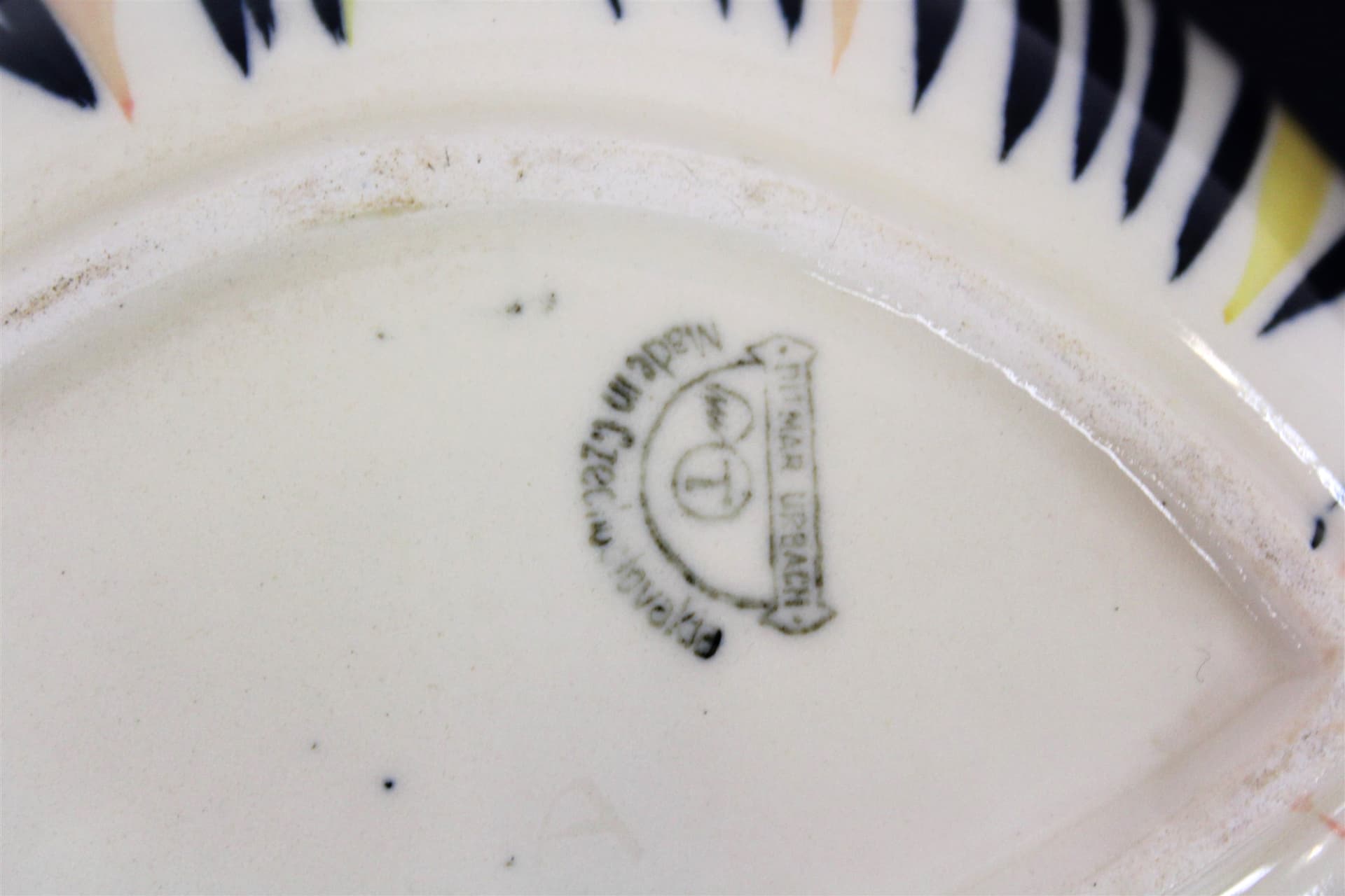 Set Pyžamo, multicolor porcelain, by J. Formánková, Czech Republic, 1950s. - 167470