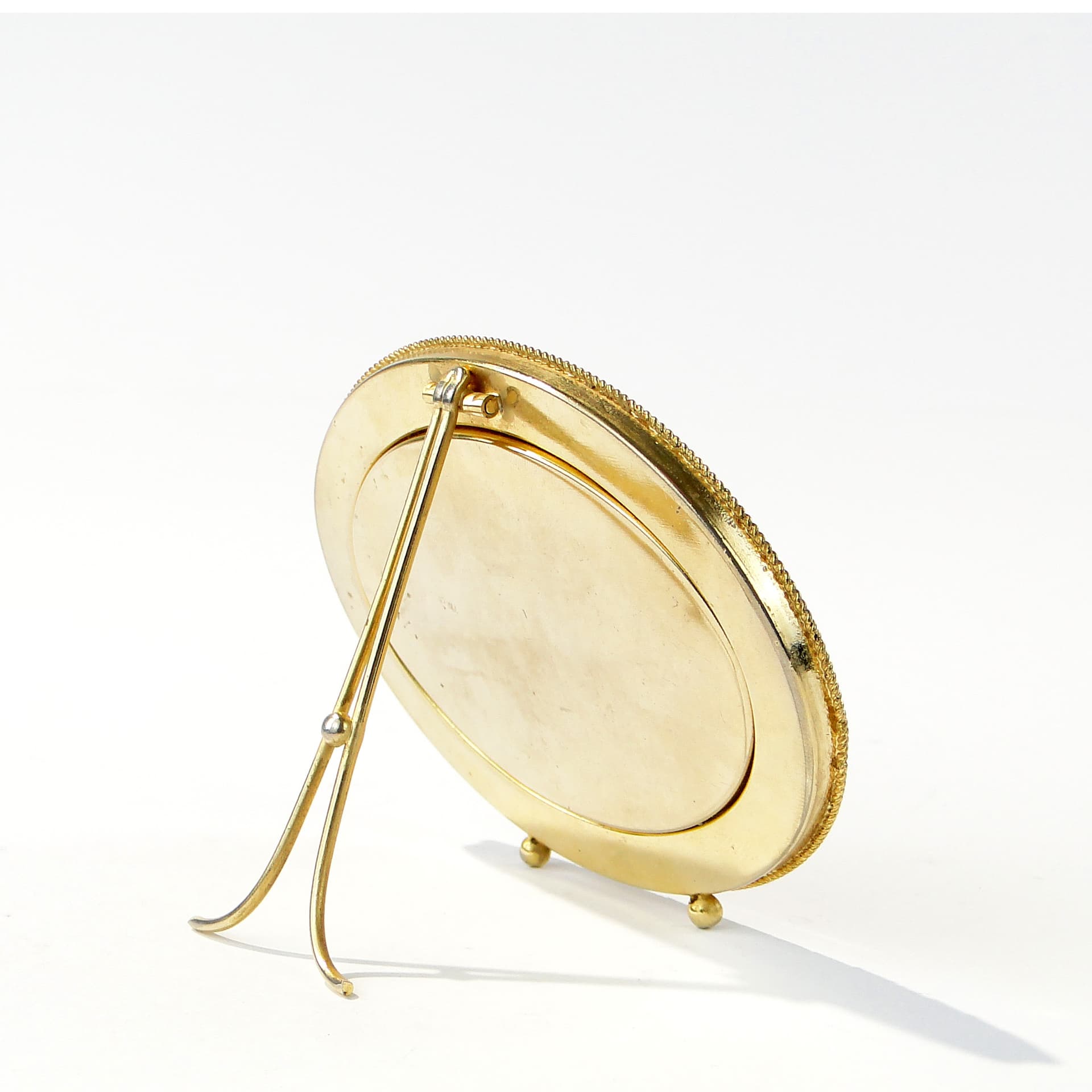 Eliptyczna ramka z mozaika millefiori Włochy 1960 - 167504