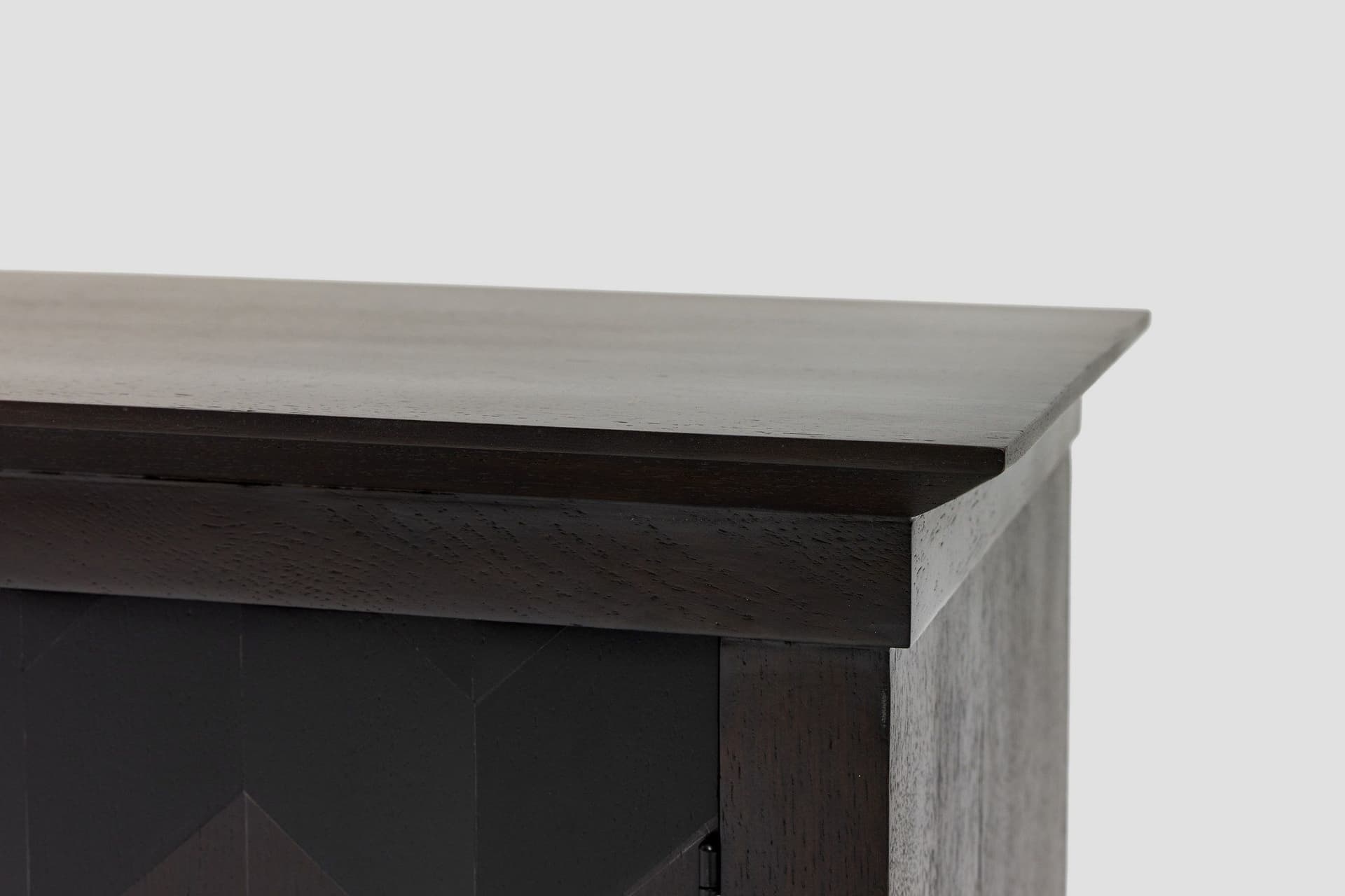 Komoda brutalistyczna, dąb ciemnobrązowy, Niemcy, lata 70. - 167558