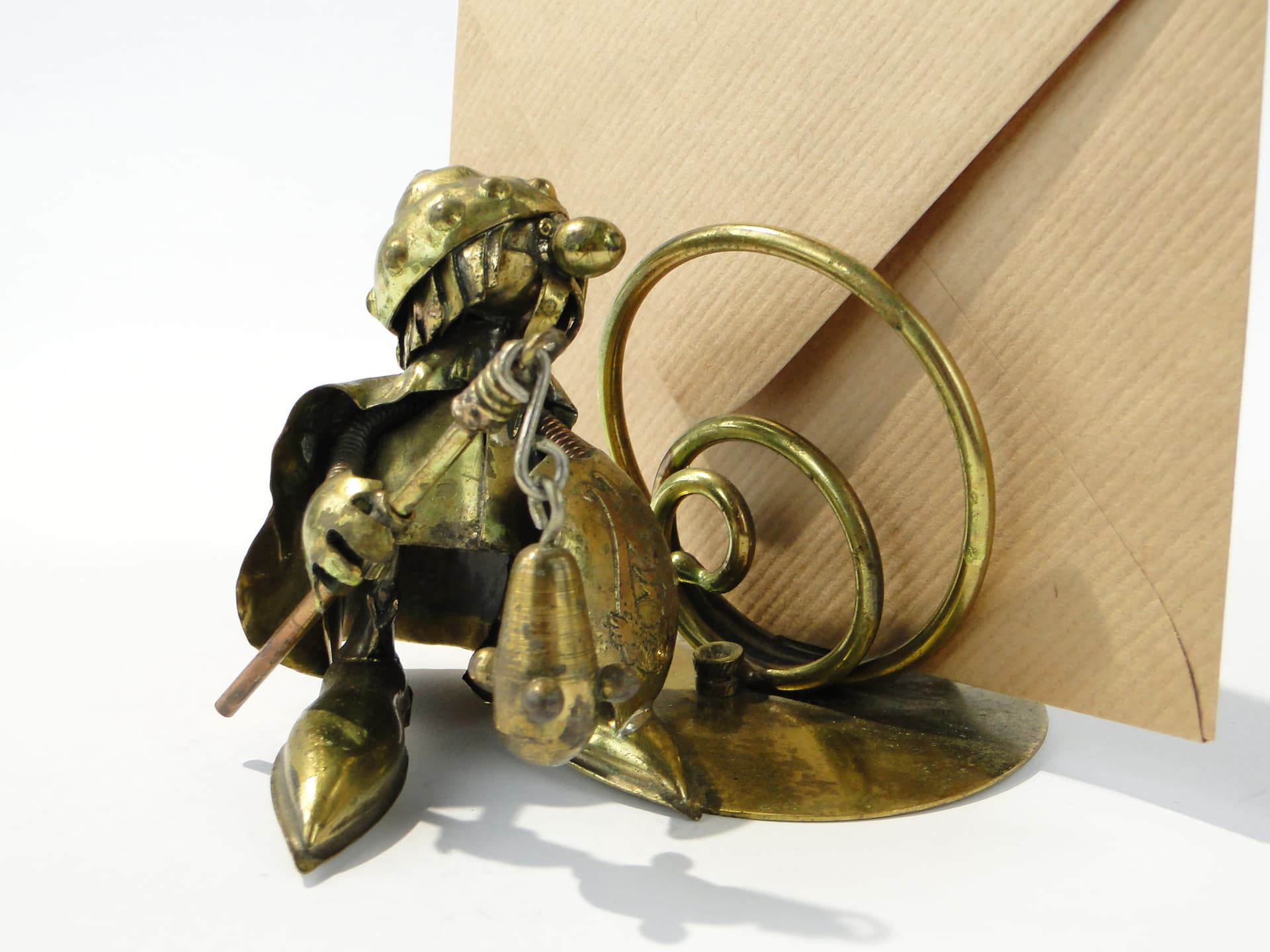 Listownik z rycerzem, A. M. Nowakowscy, Warszawa l. 60. - 167584