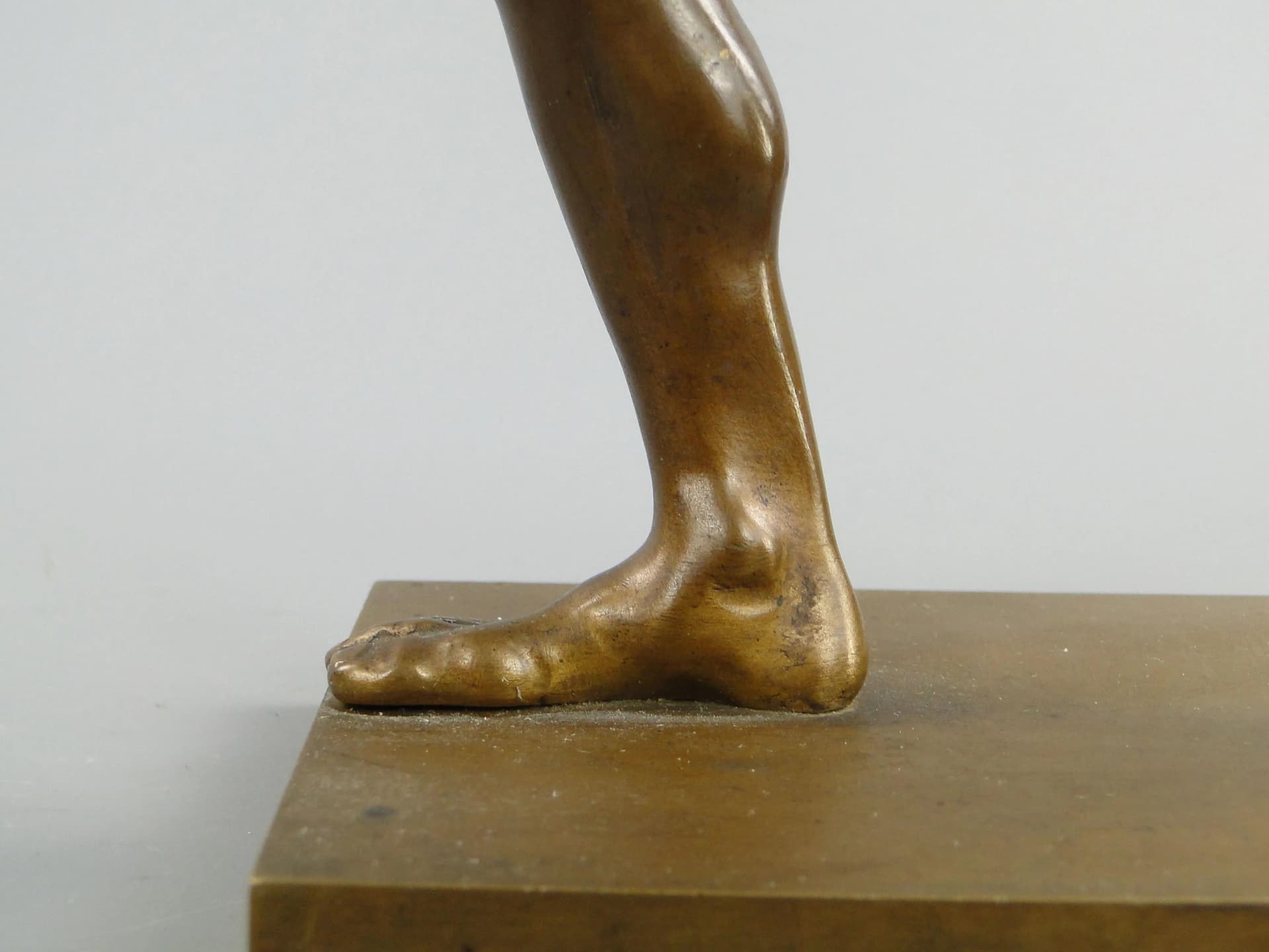 Sculpture Borghese Gladiator, patinated brown bronze, Austria, 19th c. - 10792