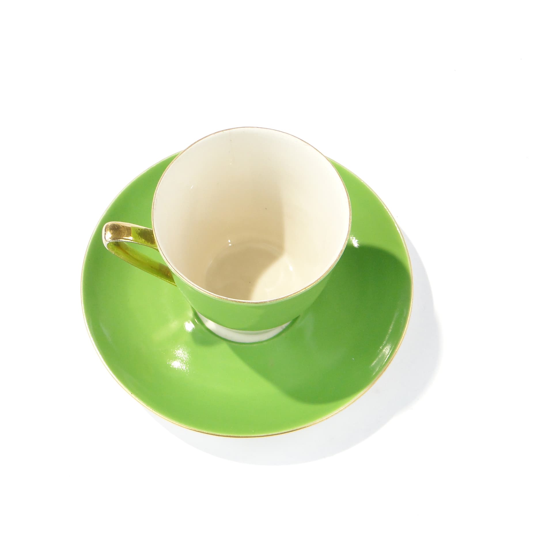 Zielona filiżanka do kawy fason Opole, Tułowice - 167681