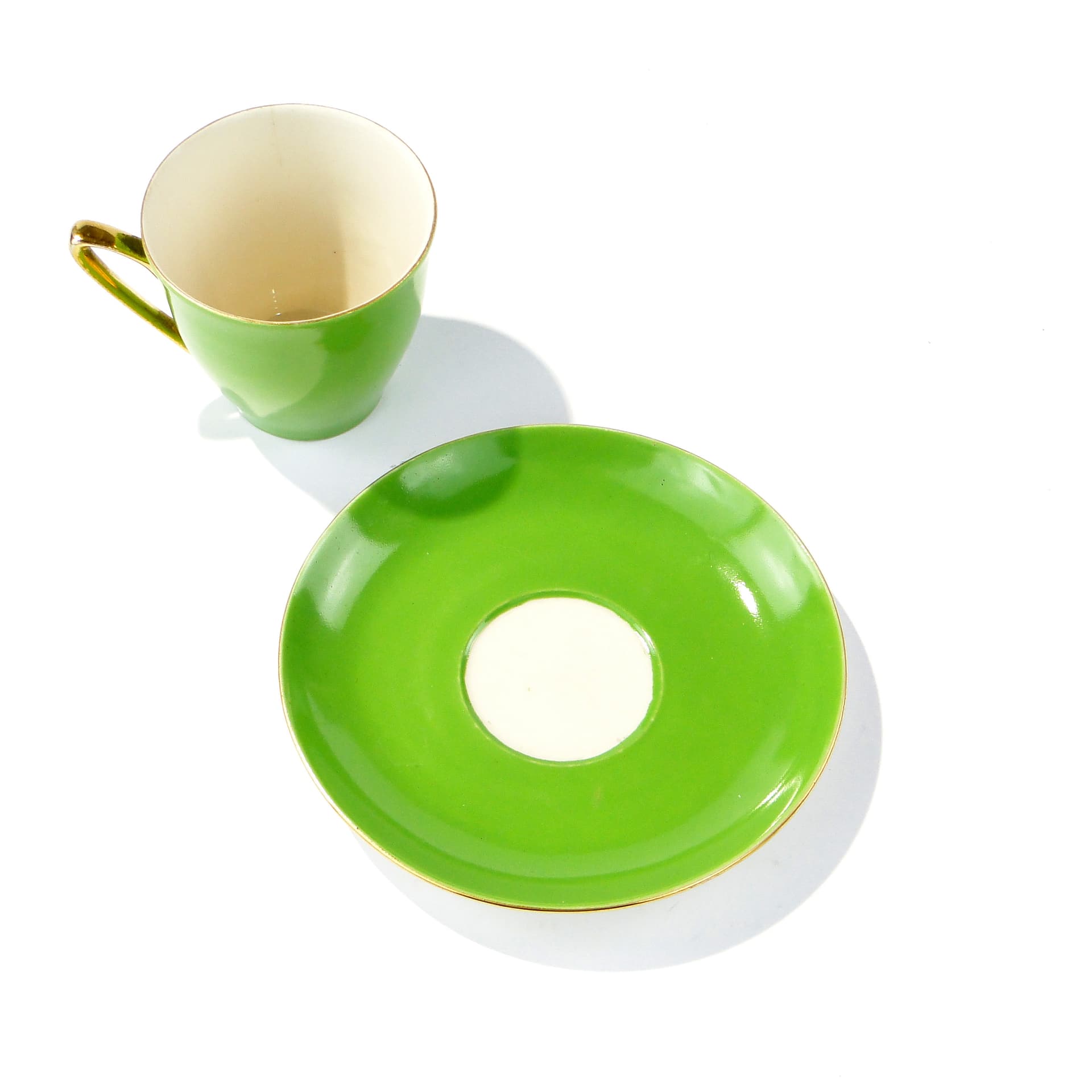 Zielona filiżanka do kawy fason Opole, Tułowice - 167683