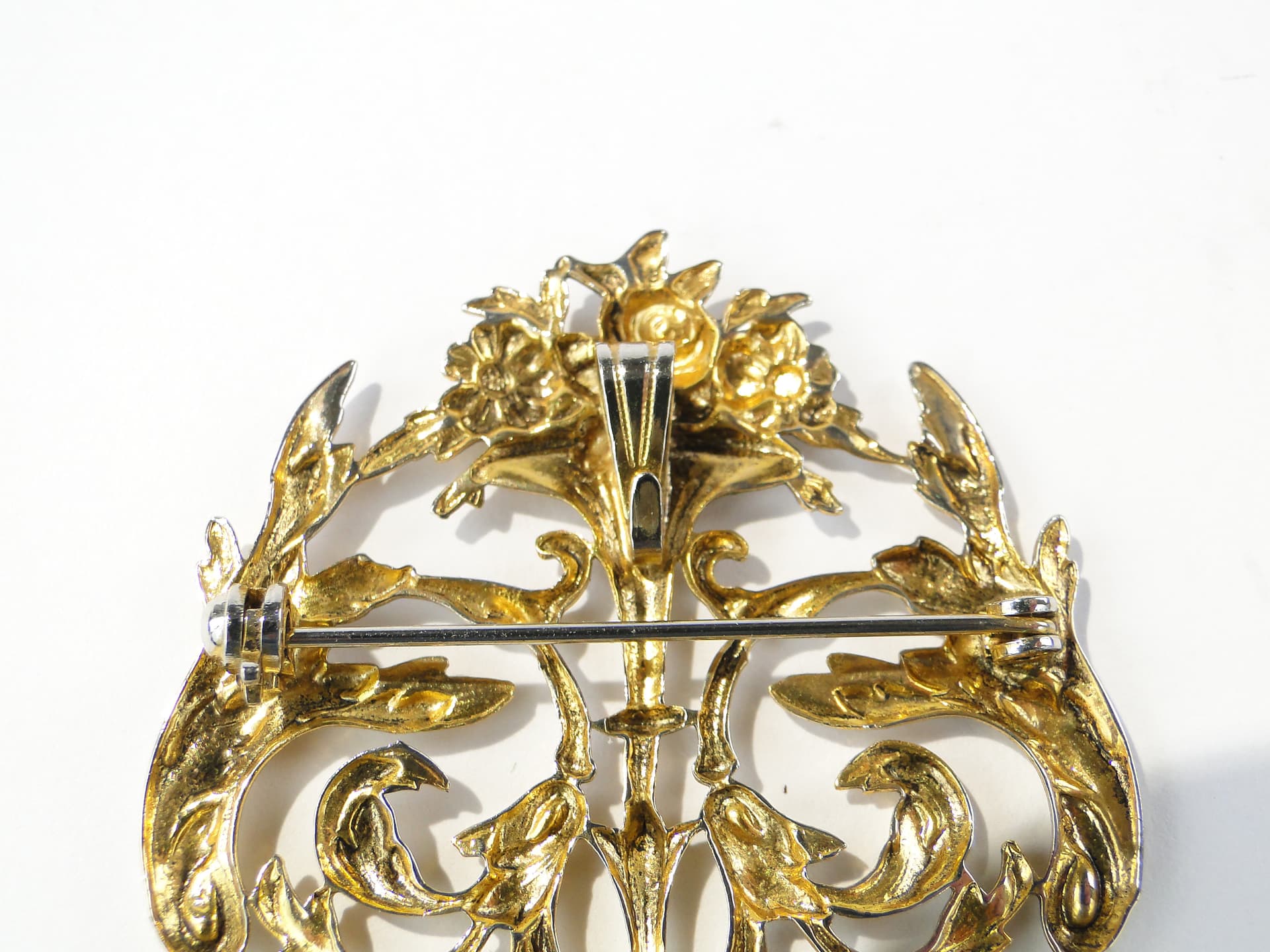 Secesyjna ornamentowa zawieszka ze srebra Imari - 167700