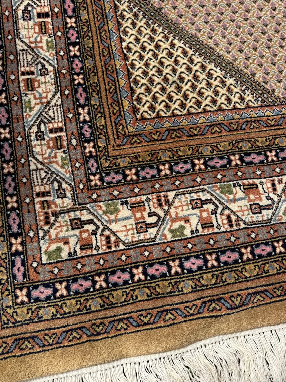 Rug Indo Mir Persian, brown, wool, India - 167868