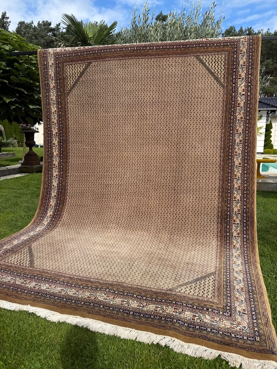 Rug Indo Mir Persian, brown, wool, India - 167860