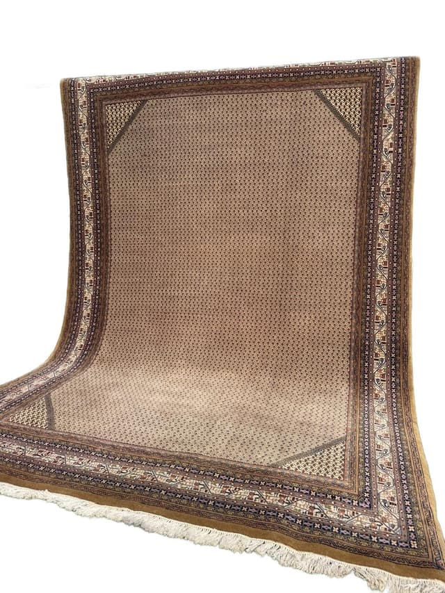 Rug Indo Mir Persian, brown, wool, India - DIMENSION