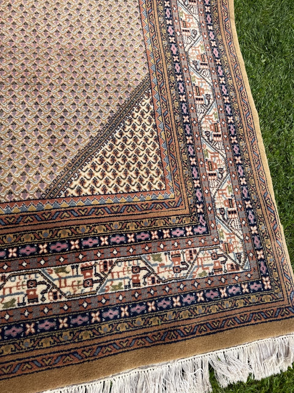 Rug Indo Mir Persian, brown, wool, India - 167856