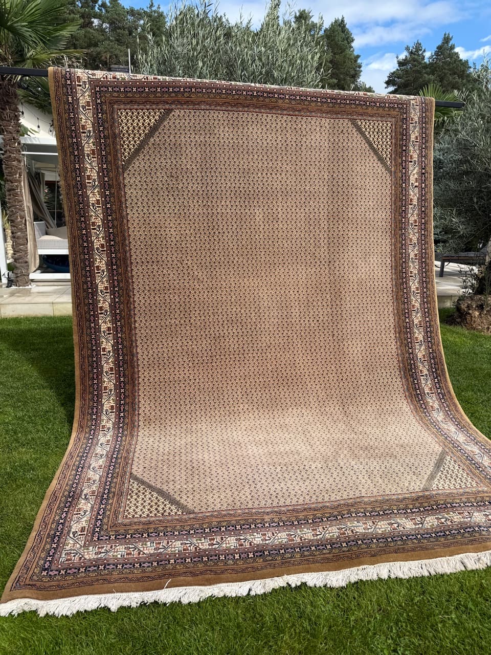 Rug Indo Mir Persian, brown, wool, India - 167855