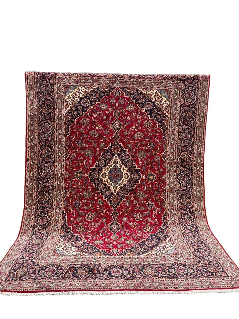 Rug Keshan, red, wool, Iran