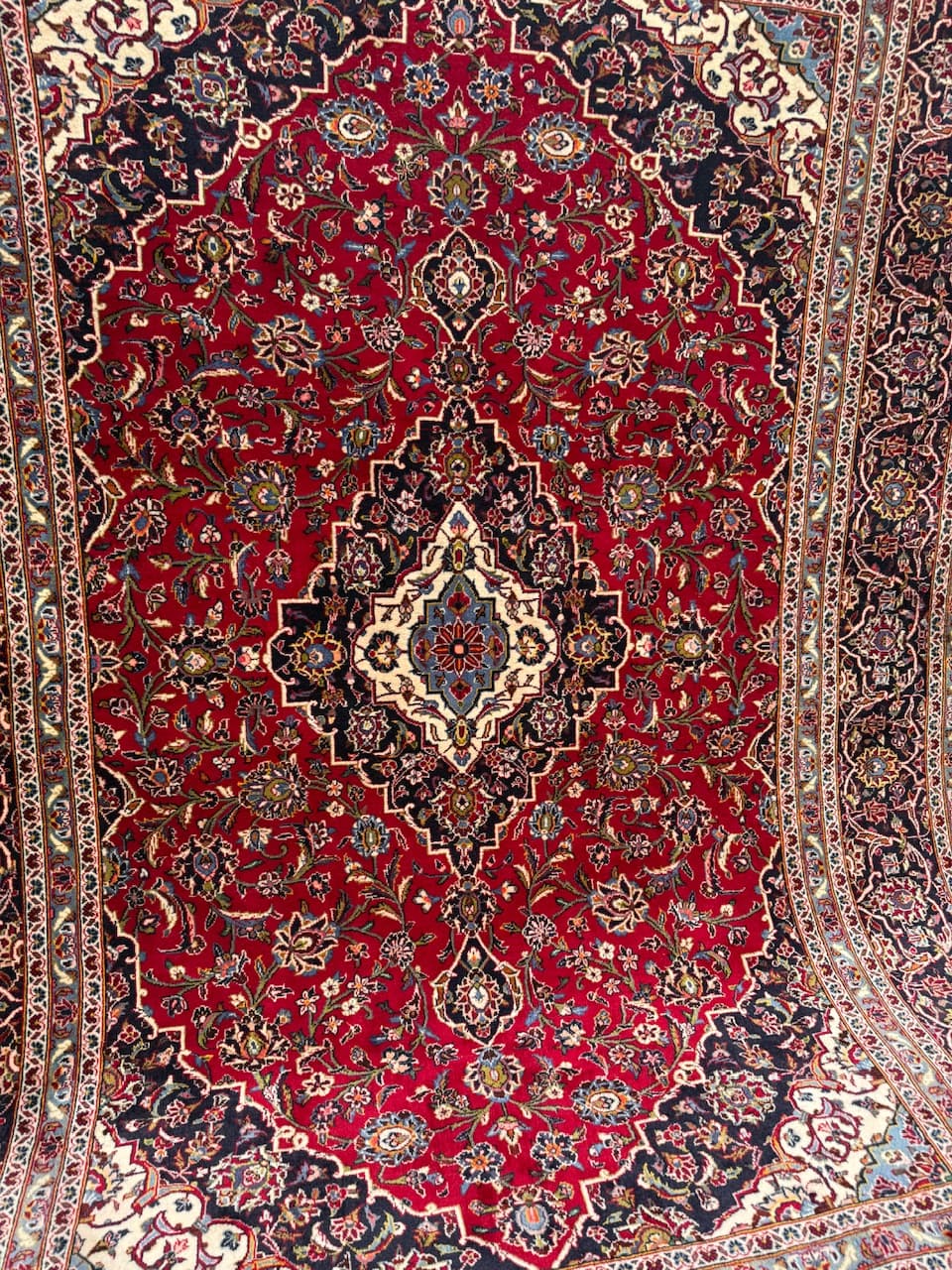Rug Keshan, red, wool, Iran - 167880