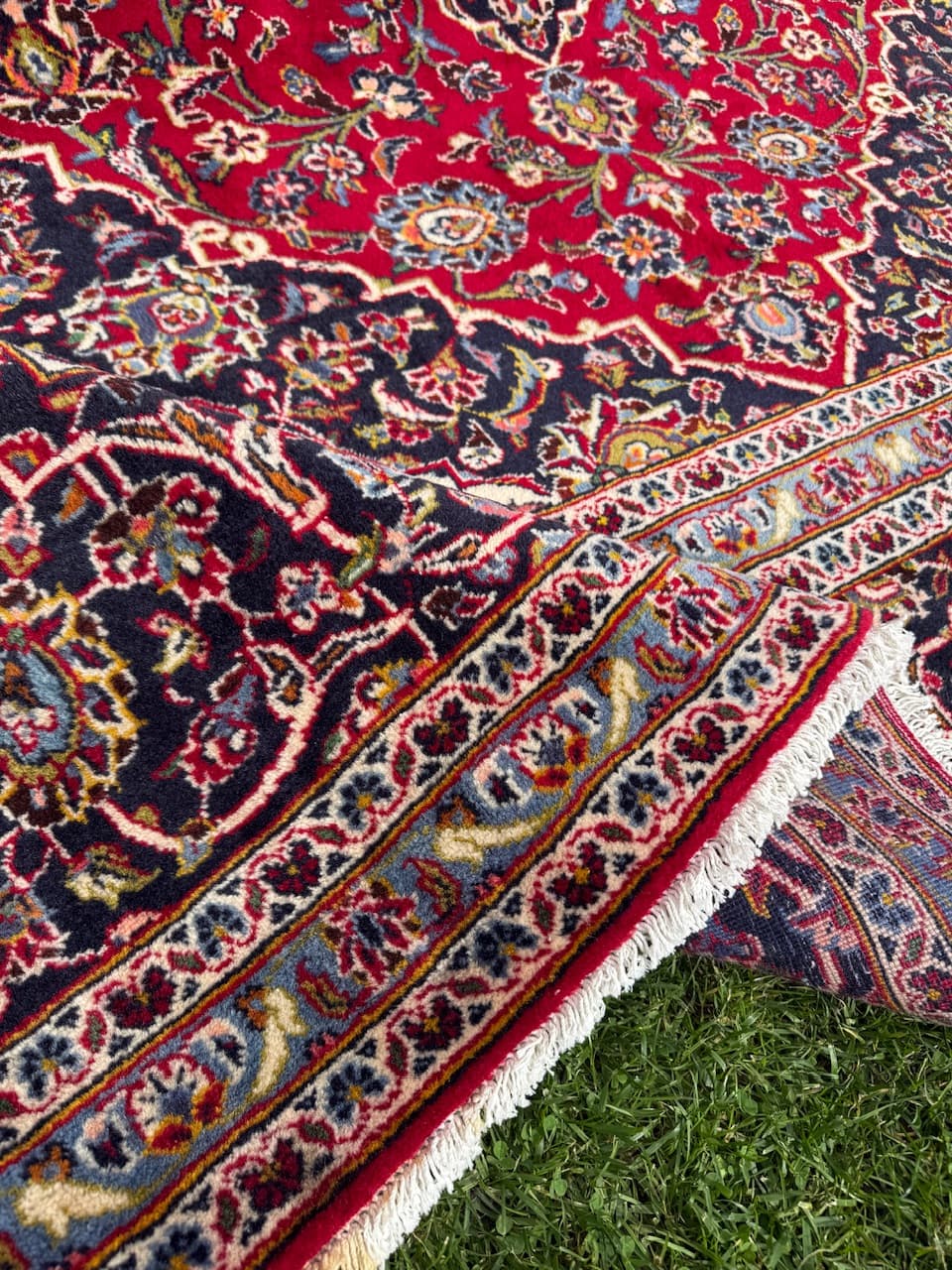 Rug Keshan, red, wool, Iran - 167871