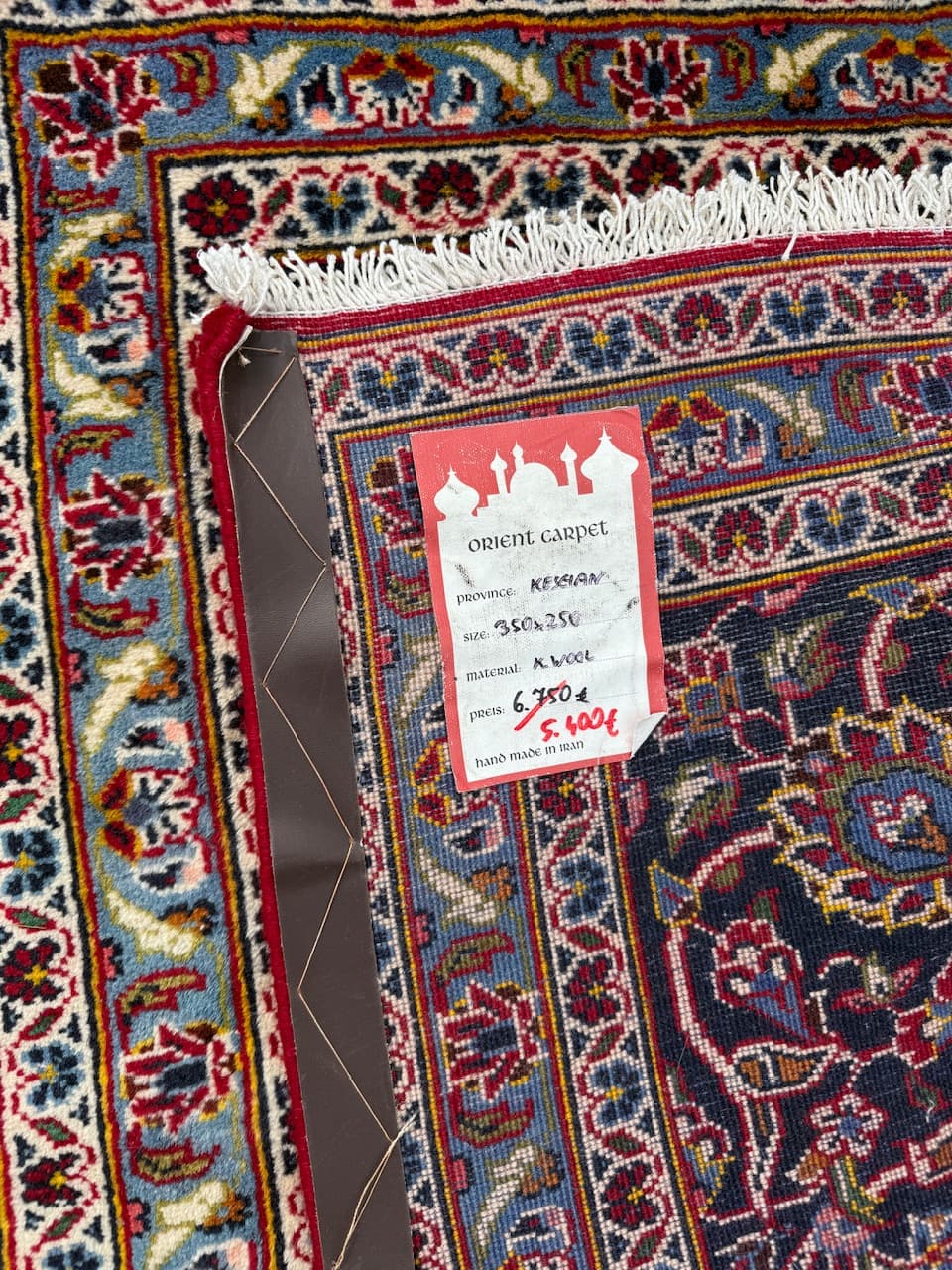 Rug Keshan, red, wool, Iran - 167874