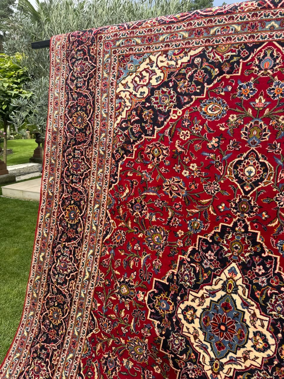 Rug Keshan, red, wool, Iran - 167881
