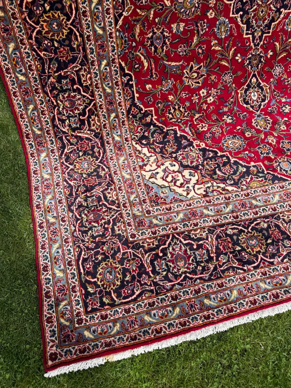 Rug Keshan, red, wool, Iran - 167879