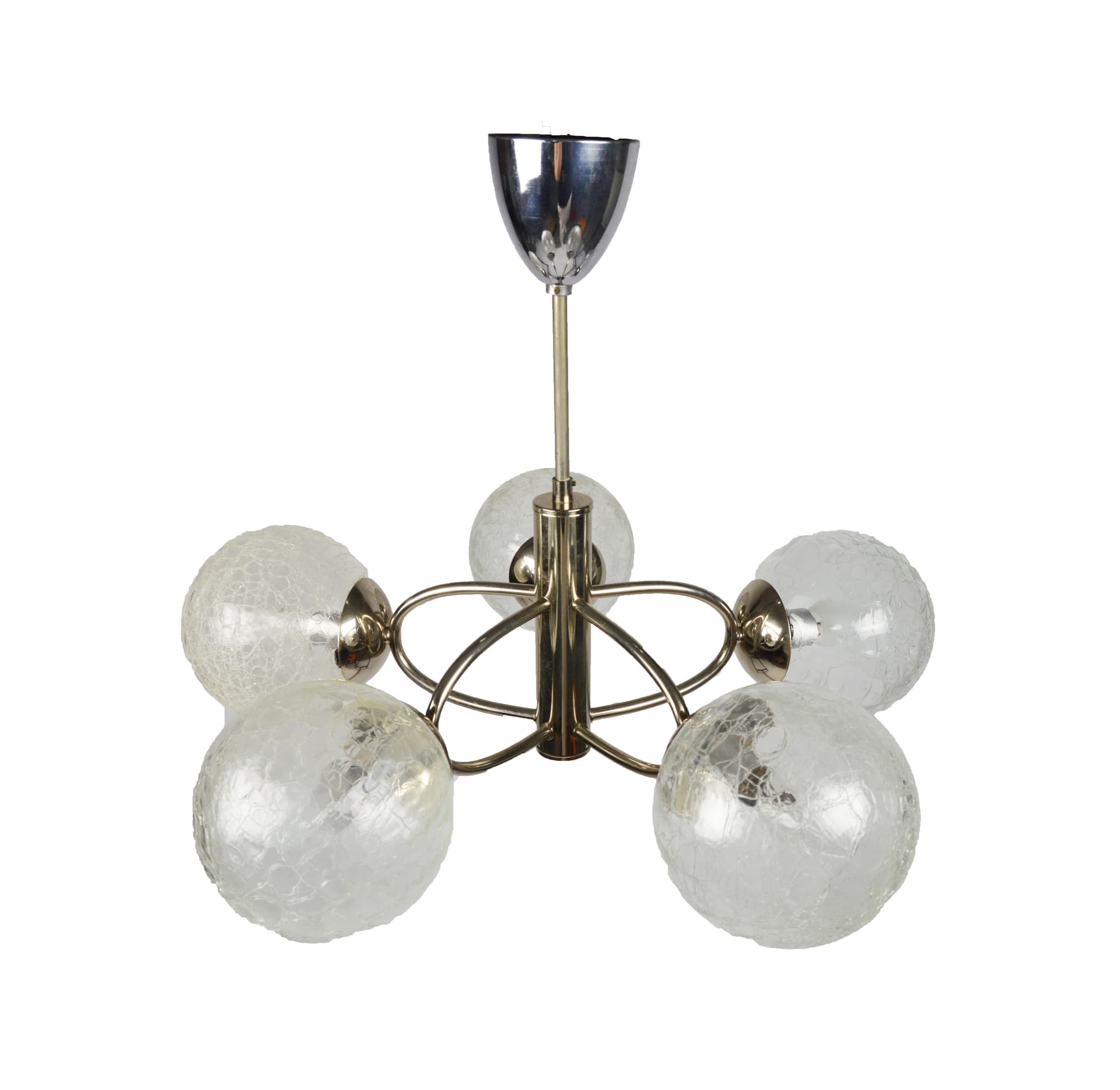 Lampa wisząca sputnik, lata 70