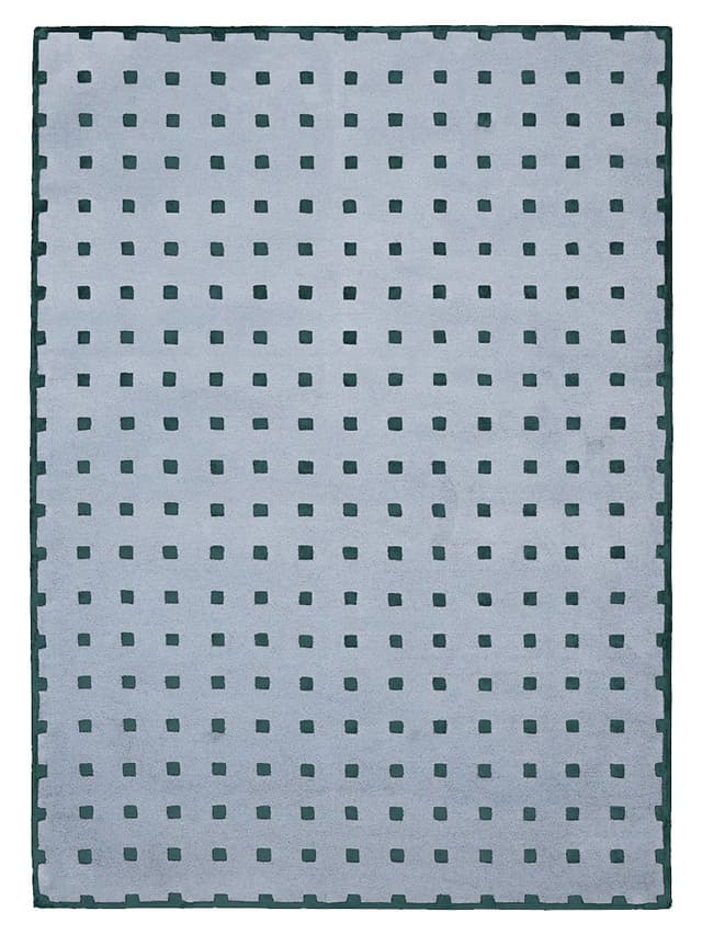 Dywan Delta Grey Blue 200x300 cm, proj. M. Fornal, szary, wełna, wiskoza, Carpets & More - WYMIARY