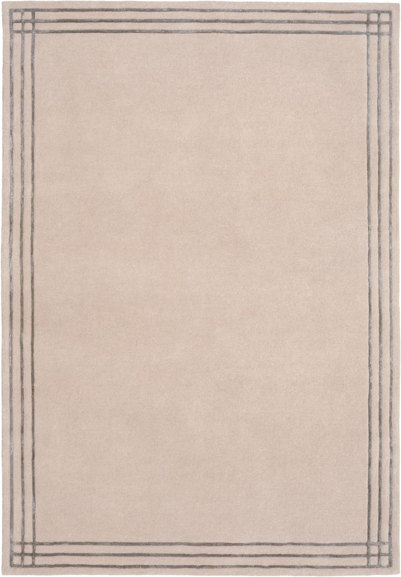 Dywan Linea Beige Light Brown 160x230 cm, proj. M. Fornal, beżowy, jasnobrązowy, wełna, wiskoza, Carpets & More