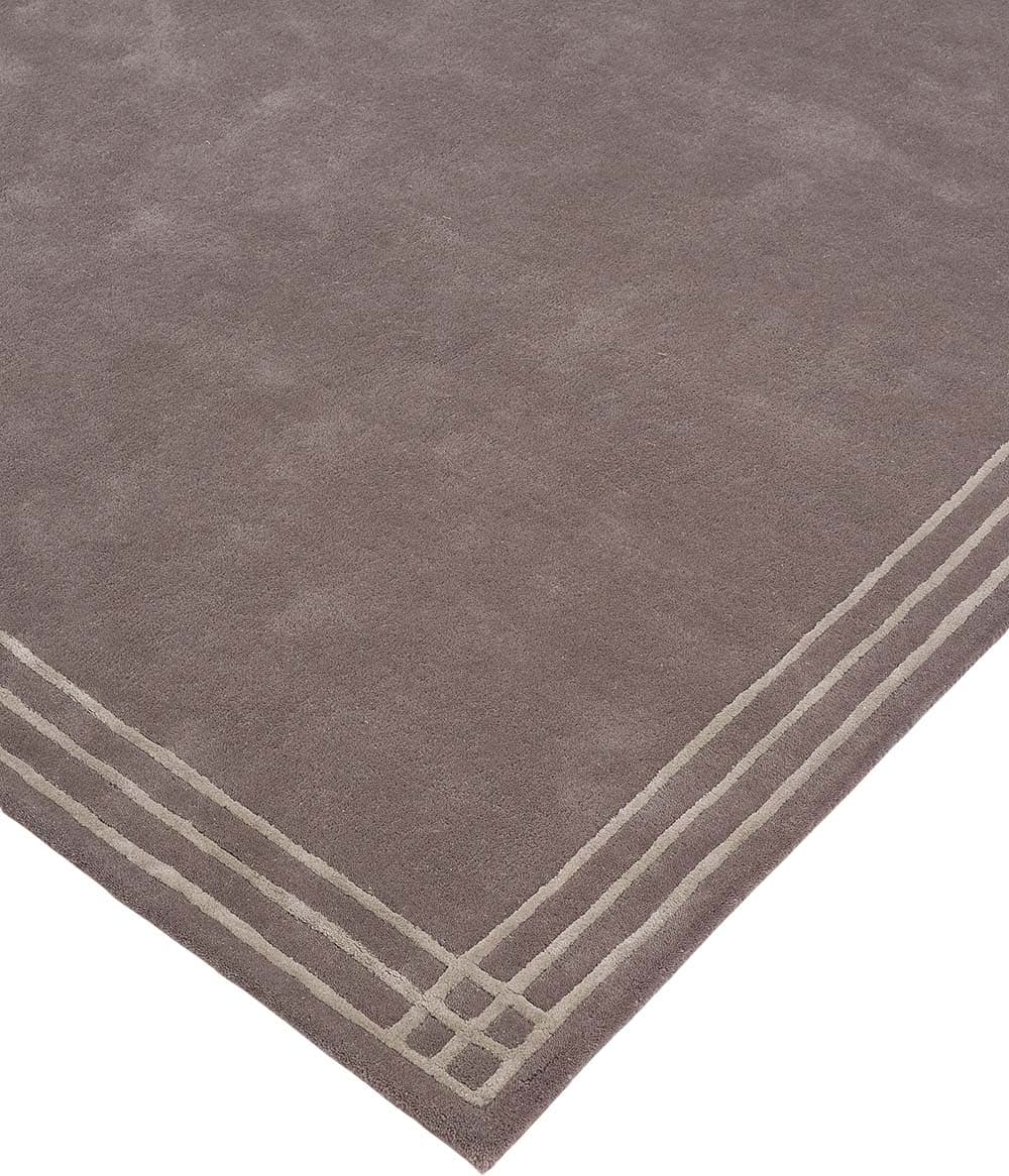 Rug Linea Grey Cream 240x340 cm grey, cream, wool, viscose, Carpets & More - 168111