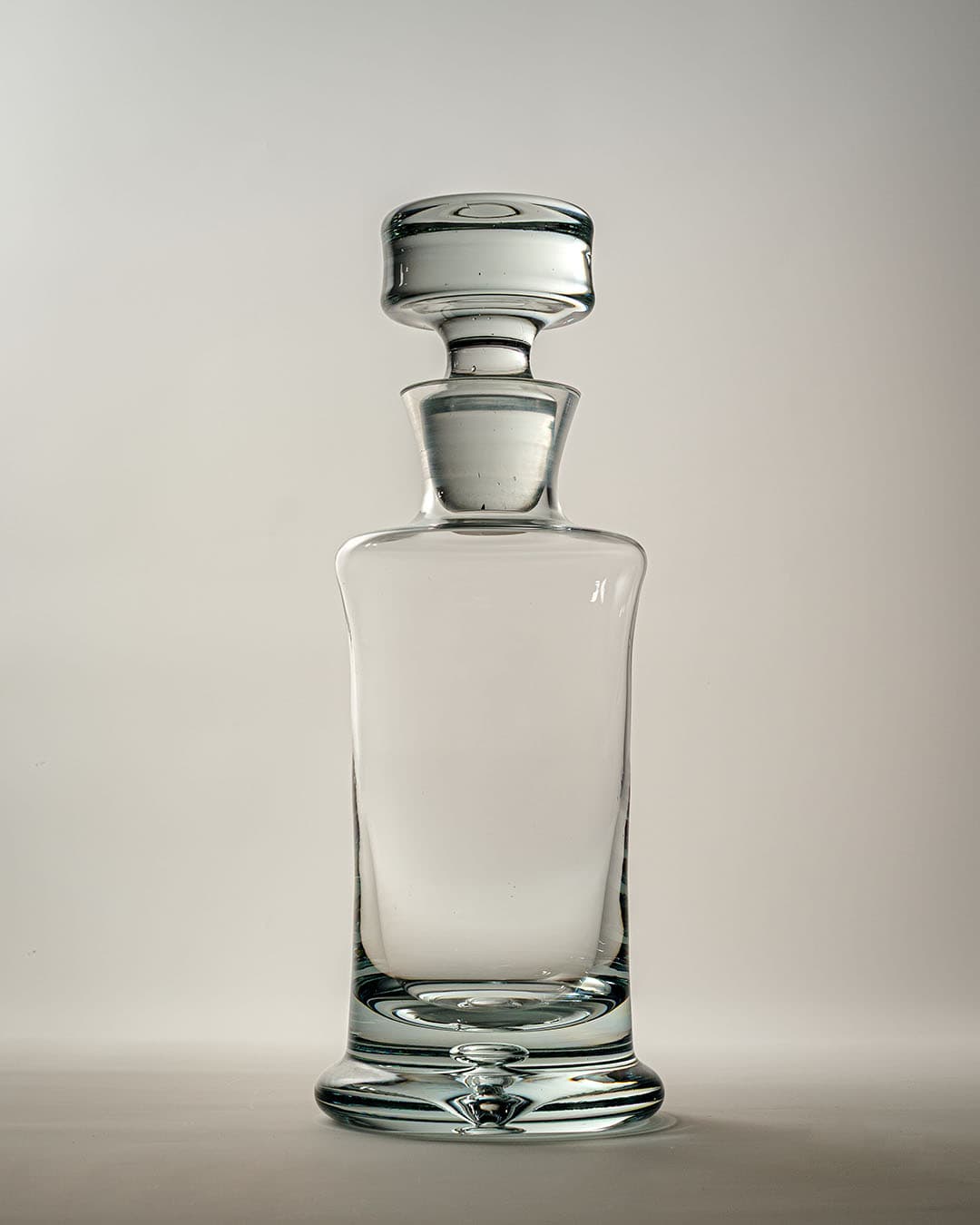 Carafe, transparent glass, Poland, 1990s. - 168405