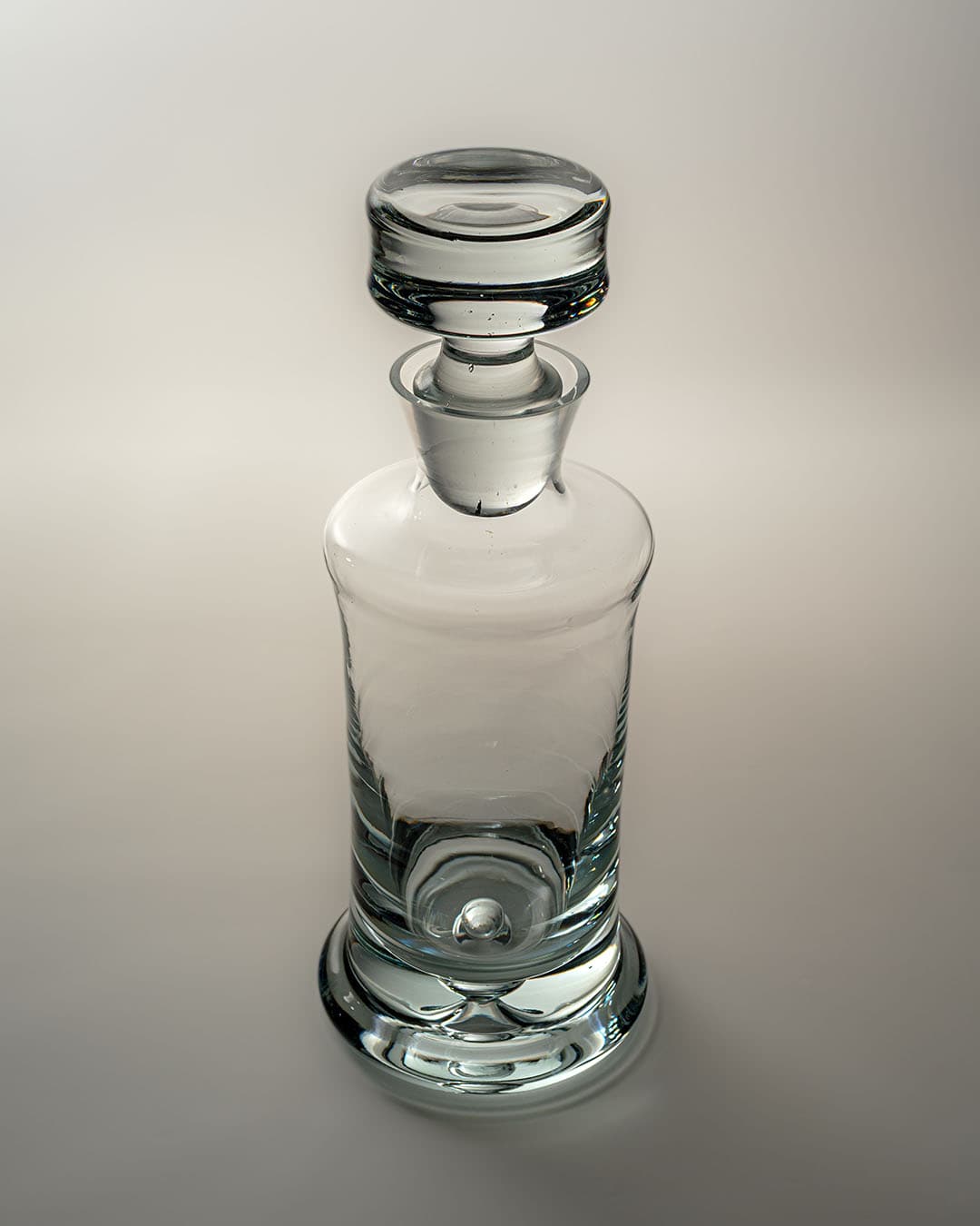 Carafe, transparent glass, Poland, 1990s. - 168408