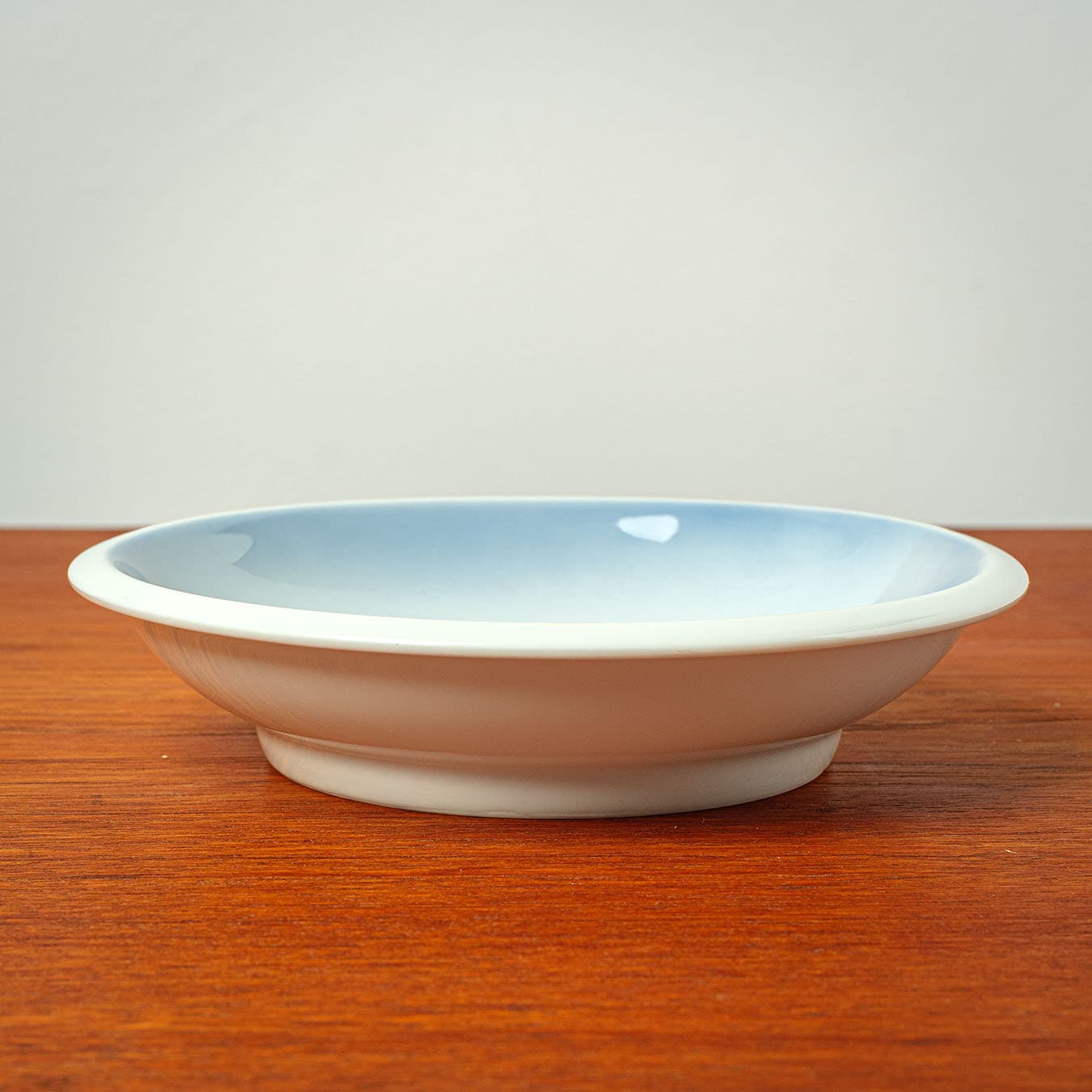 Talerz z motywem morskim, niebieski, porcelana, Royal Copenhagen, Dania, lata 70. - 168503