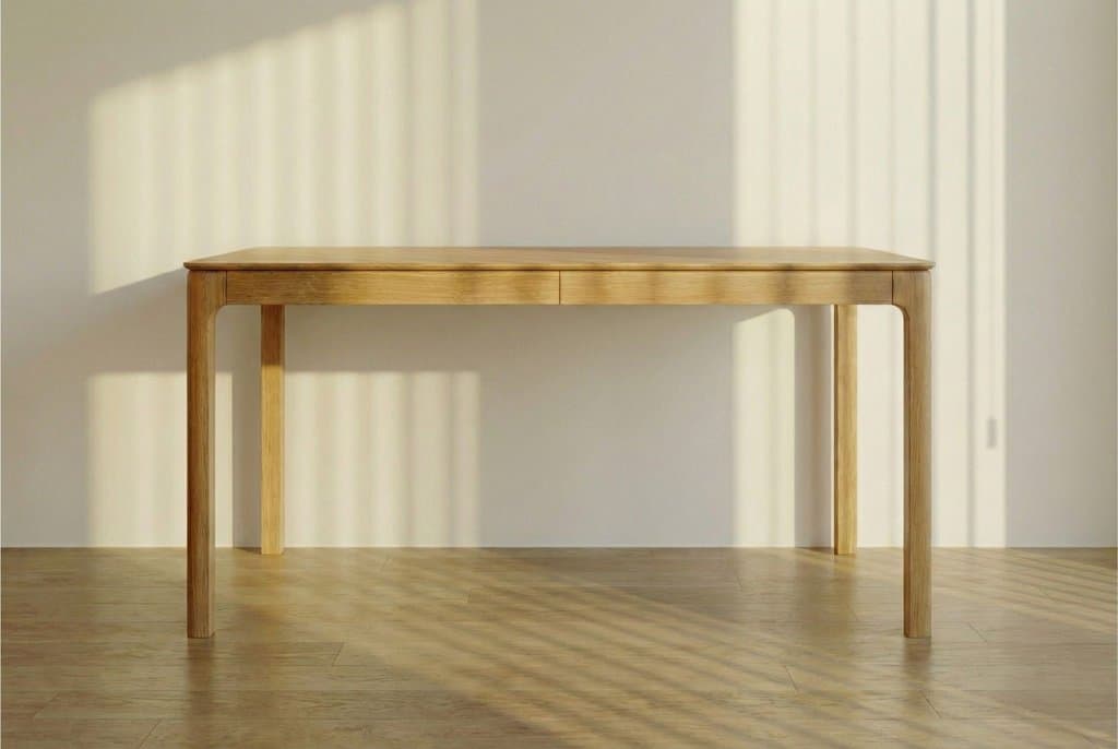 Stół Bassotto 160x90 cm lite drewno dębowe - 169152