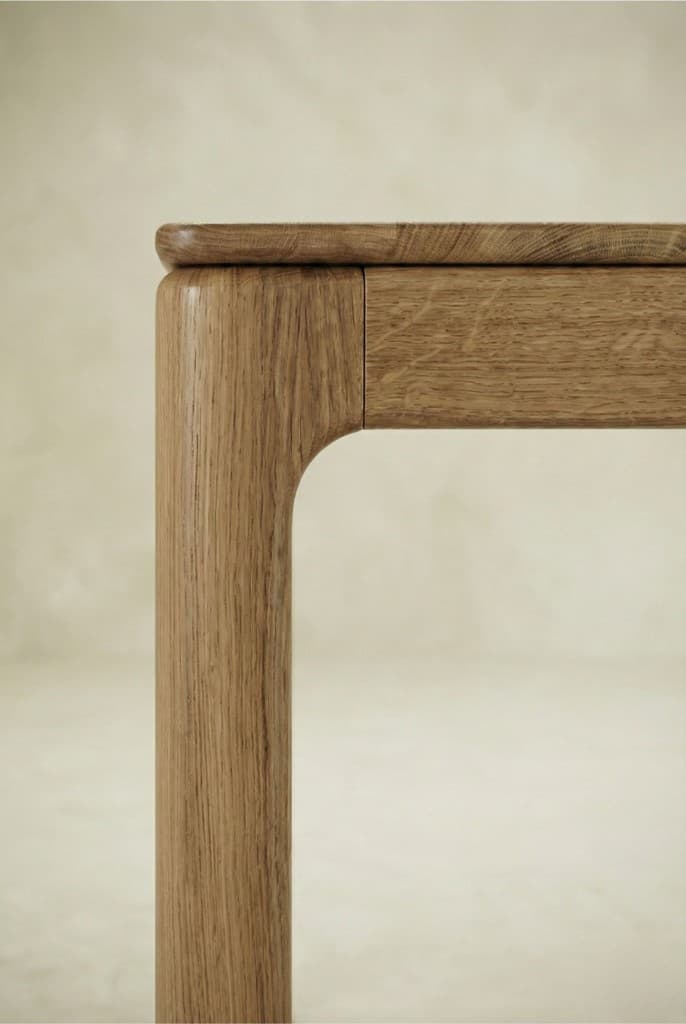 Stół rozkładany Bassotto 160-260x90 cm lite drewno dębowe - 169096