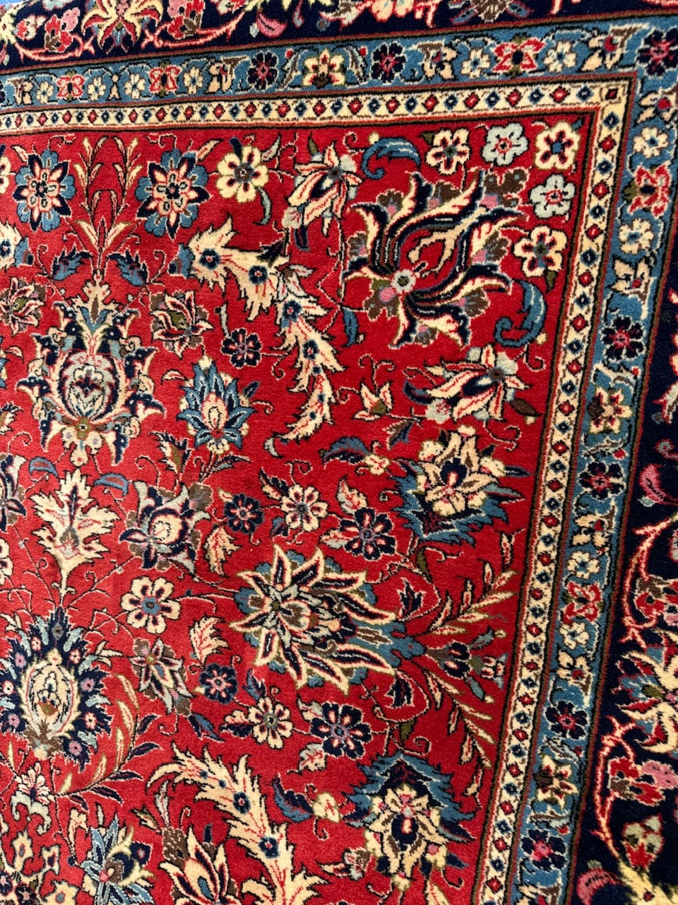 Rug Kashan, red wool, Iran - 168525