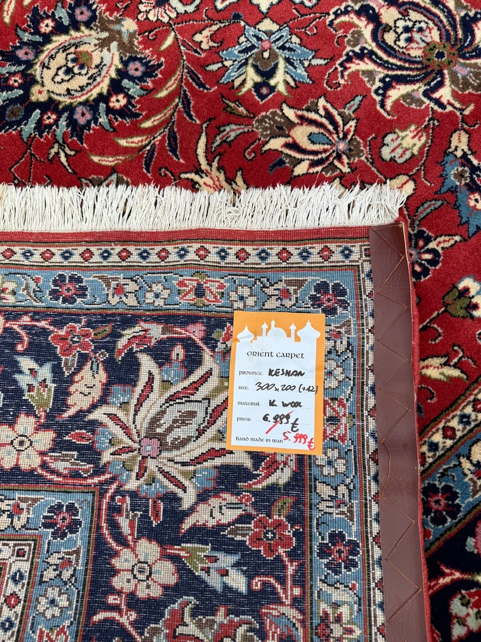 Rug Kashan, red wool, Iran - 168532