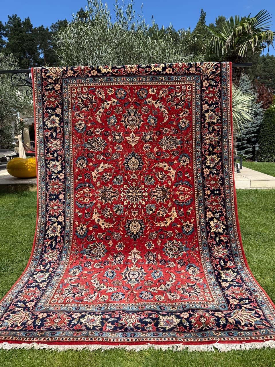 Rug Kashan, red wool, Iran - 168530