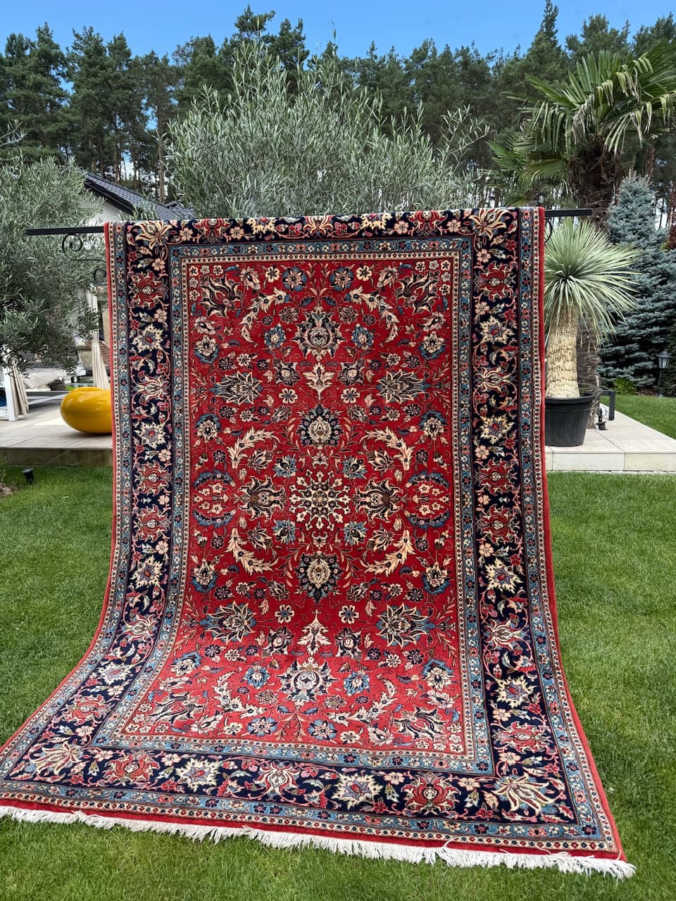 Rug Kashan, red wool, Iran - 168521