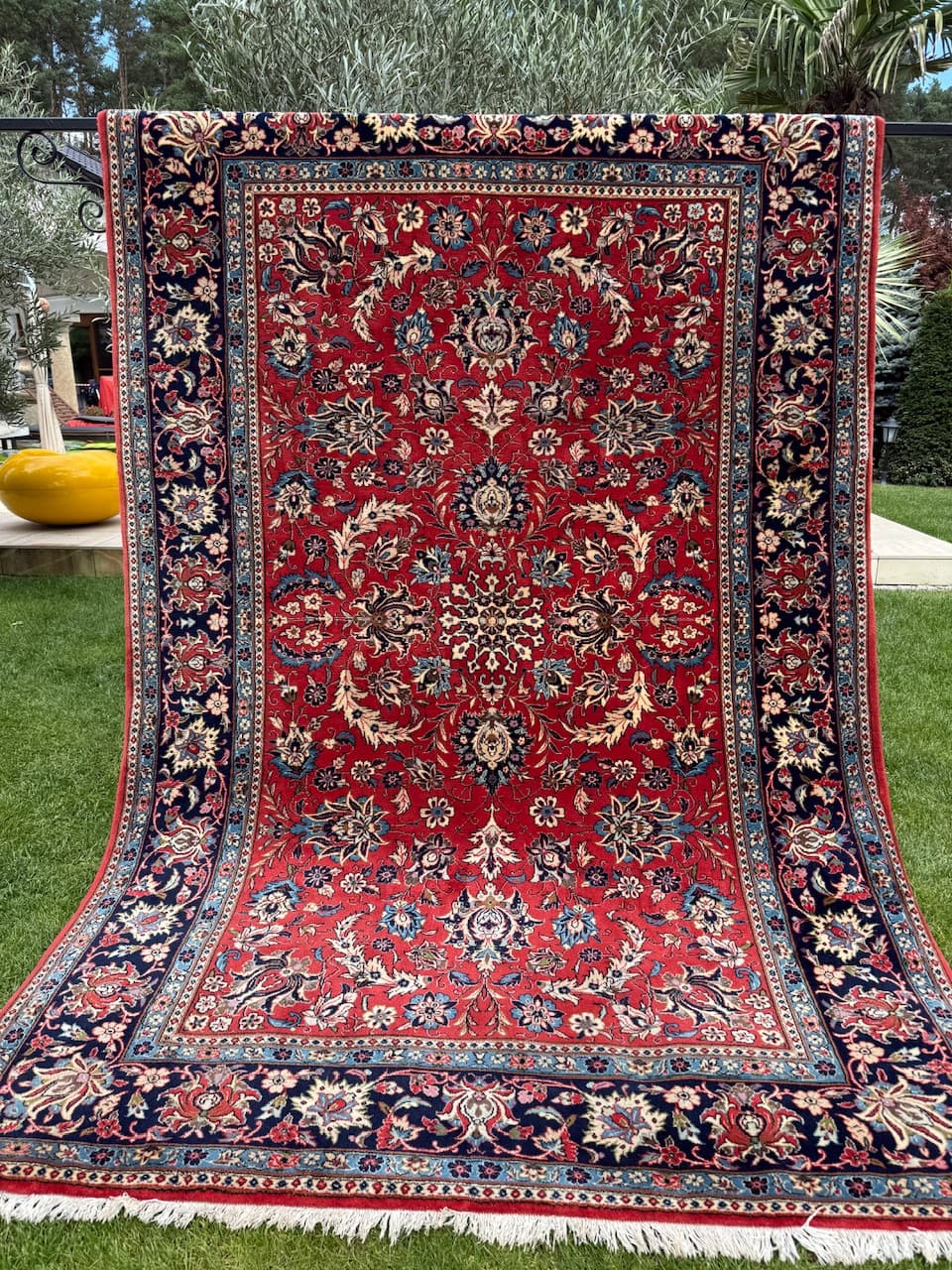 Rug Kashan, red wool, Iran - 168523